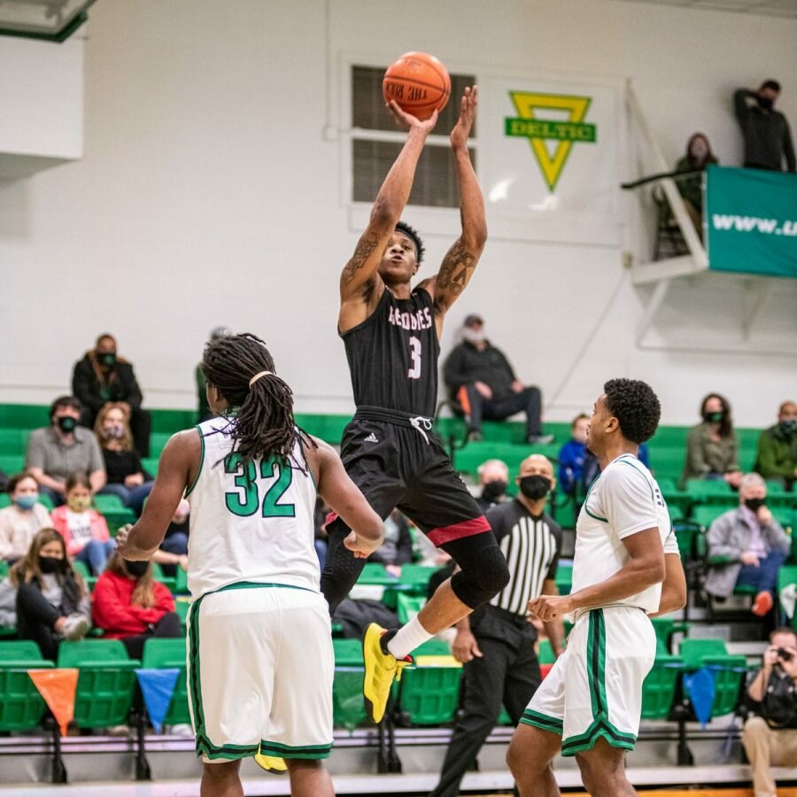 Reddies fall at UAM, ending their hopes of becoming repeat conference champs.