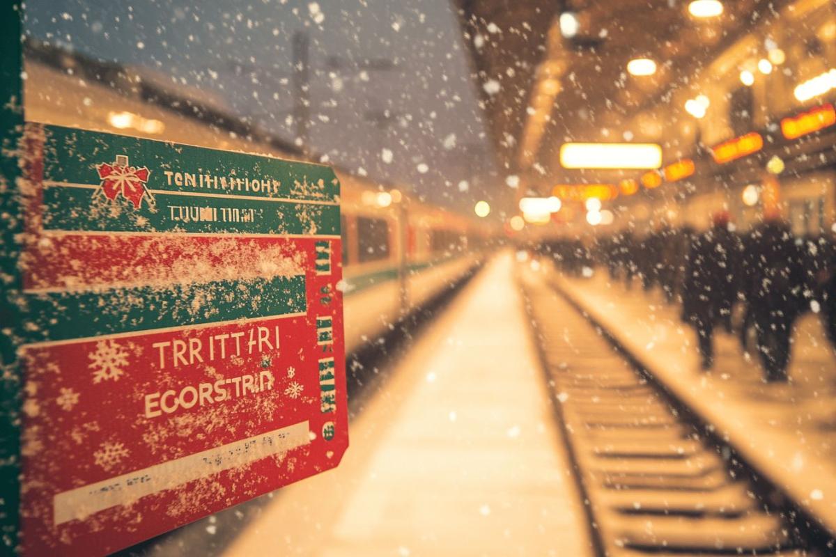 Billets Trenitalia et Eurostar pour Noël : réservez maintenant avant la rupture de stock !
