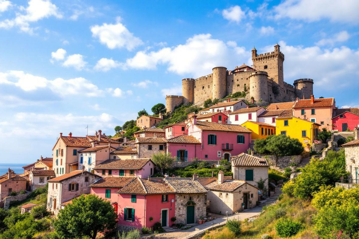 Ce village sarde aux maisons multicolores cache un secret que 95% des touristes ignorent