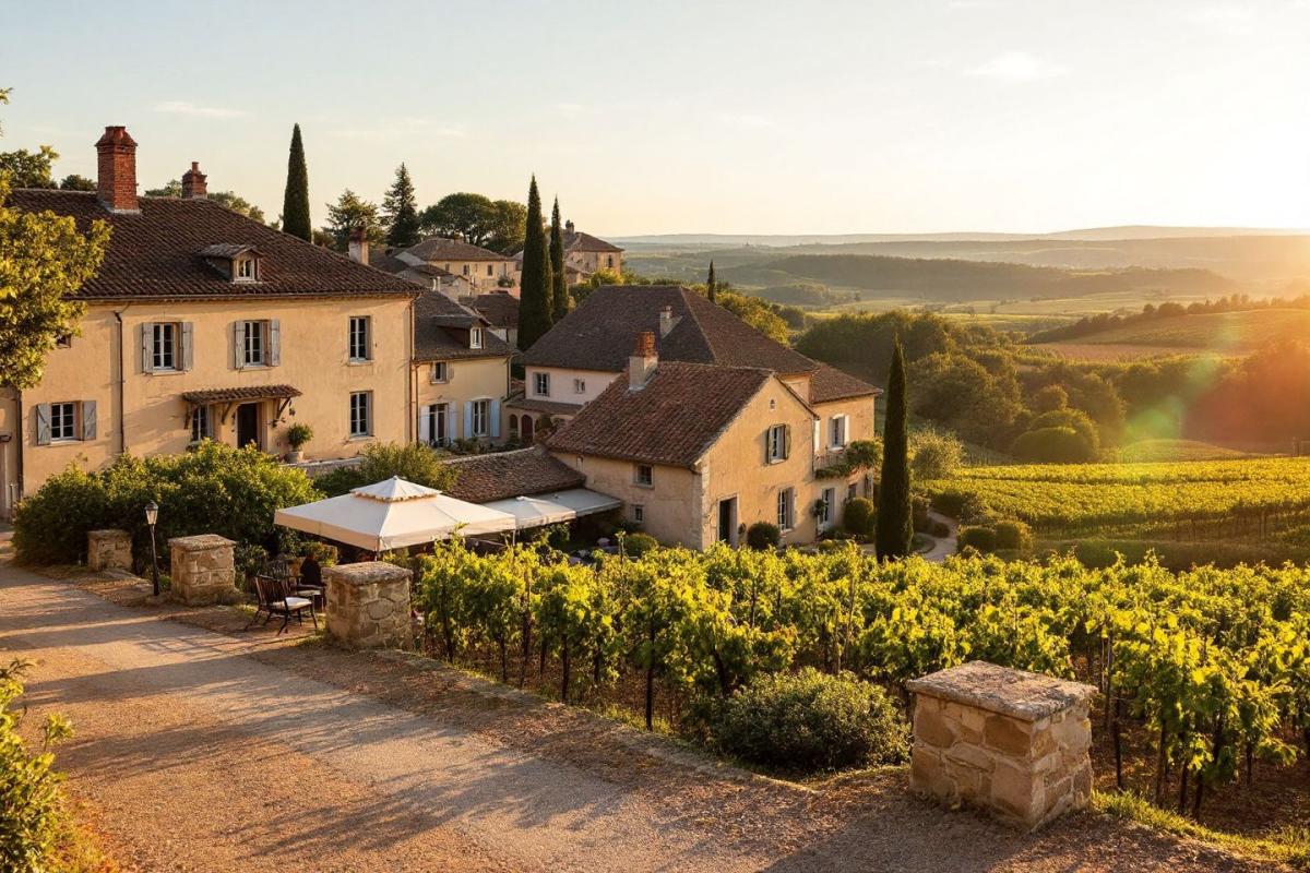 Ce village viticole français plus poétique que l'Italie s'embrase en septembre