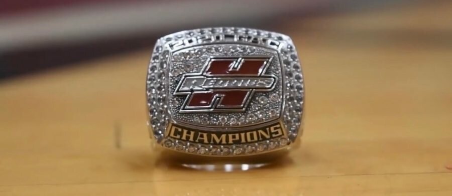 Henderson State Men’s Basketball championship rings