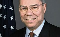 Head shot of Secretary of State Colin Powell.