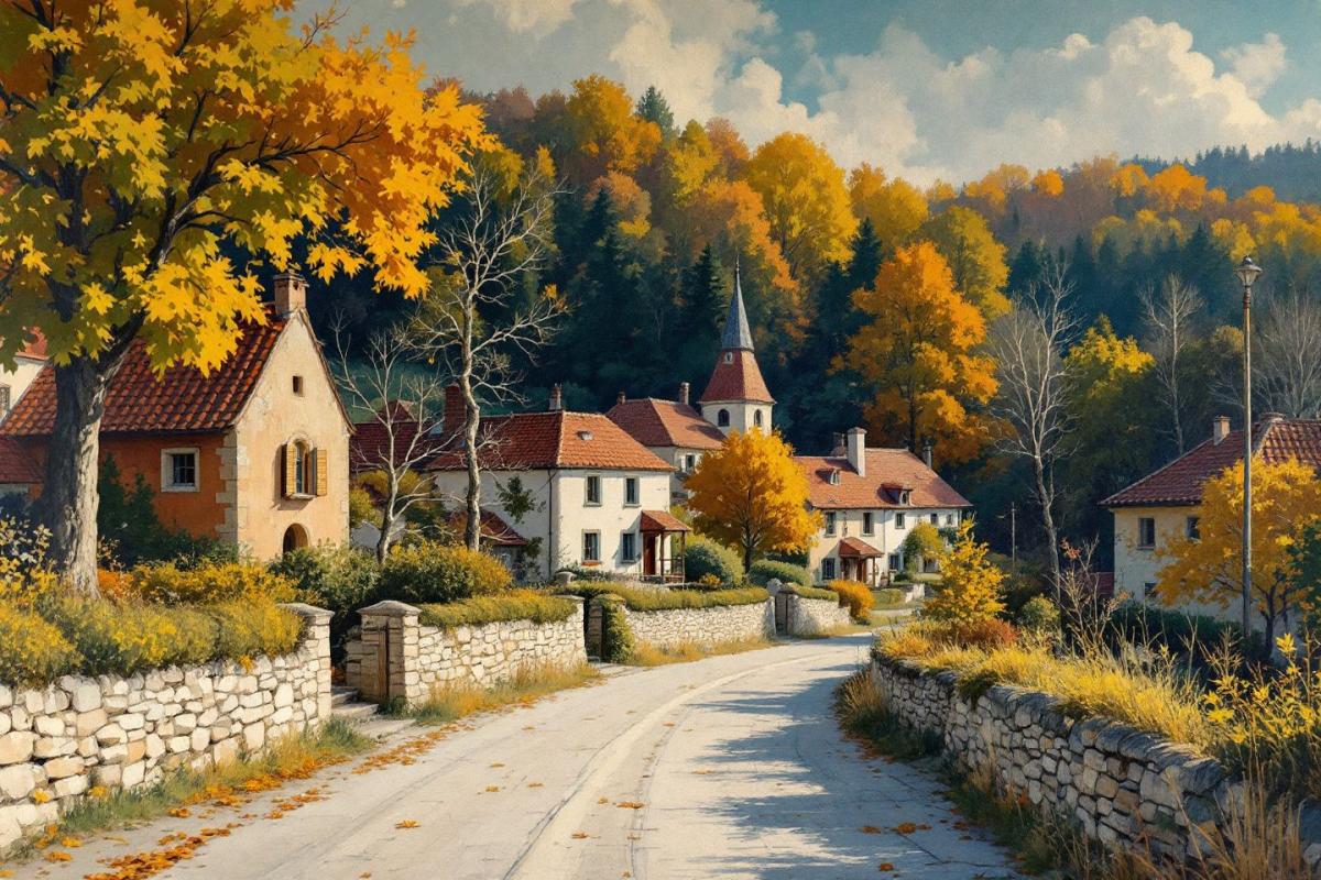 Ce village du Sud-Ouest désert l'été révèle son charme secret en octobre