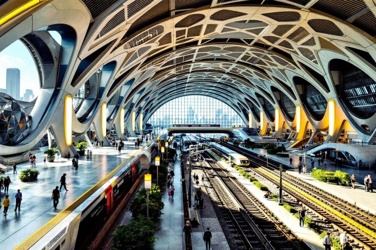 Cette gare moderne près de la France fait passer celle de Paris pour un vieux quai